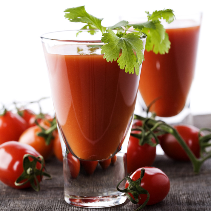 Fresh Tomato juice or Bloody Mary