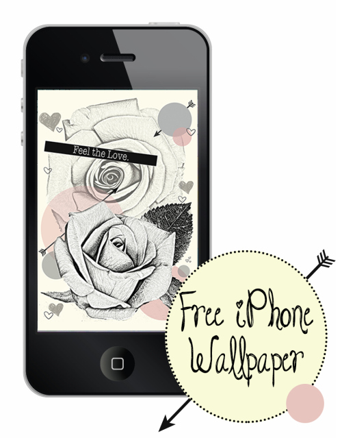 Feel the Love iPhone Wallpaper