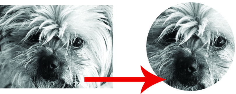 Creating a circle image in photoshop